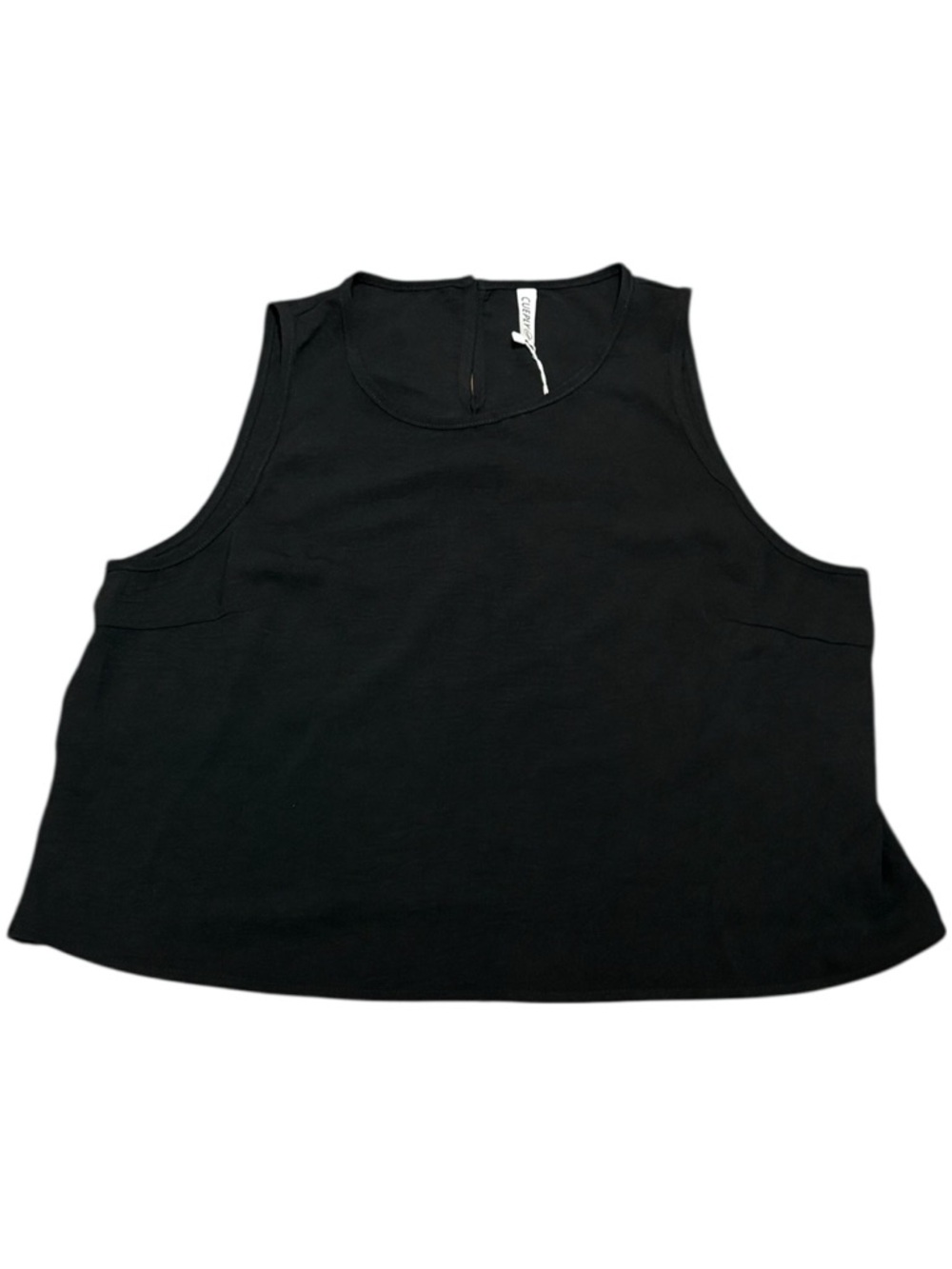 Black Women's Dressy Tank Top - Cueply,‎ Size L, NWT